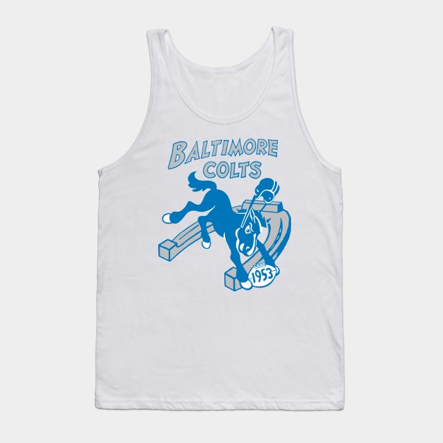 1953 Baltimore Colts - Replica T-Shirt Tank Top by Norwood Designs